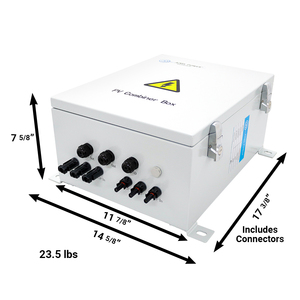 A IMS 3A <b>String</b> Solar Array Combiner Box 60A Copper Pipe <b>Black</b> Chromium Coating COM3IN-60AO - Product Image 4