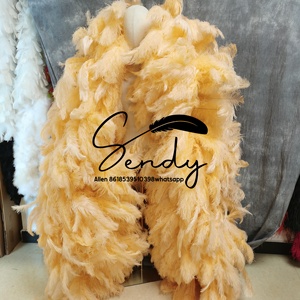 En gros 3.5M Énorme Grand Fluffy Fil D'autruche Plume Boa pour Burlesque Talk <span class=keywords><strong>Show</strong></span> Scène Performance Décorations De Fête - Product Image 5