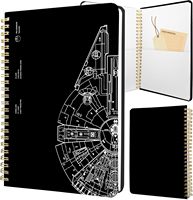 Cahier de planificateur hebdomadaire A5 personnalisé de haute qualité pour les étudiants 100 feuilles de marqueurs de jour imprimés en cuir conseils de Journal d'auto-soins