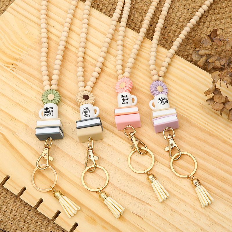 High Quality Eco-friendly Durable Custom Silicone Screen Printing Short Sports Water Bottle Carrying Strap Mobile Phone Wrist