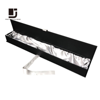 Vente en gros de boîte d'emballage de luxe pour perruque extension cheveux longs noirs boîtes d'emballage cadeau logo personnalisé avec papier ligné satin