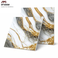 Meilleur prix fournisseur : Carreaux de porcelaine antidérapants gris, blancs et plaqués or 600x600 pour salon et salle de bain