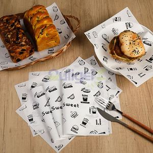 Custom <b>Burger</b> Kraft Grease Proof Reusable Parchment Baking Butter Sandwich Packaging Wrap <b>Wrapping</b> Food Safe <b>Paper</b> - Product Image 4