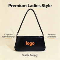 Sac à bandoulière vintage de haute qualité pour femme, collection Printemps 2026, minimaliste, à sangle unique, avec logo personnalisé, faible MOQ, directement de l'usine
