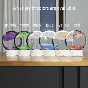 Led ánh sáng <span class=keywords><strong>3D</strong></span> năng động QuickSand sơn chảy cát nghệ thuật hình ảnh đồng hồ cát đèn kích thước trung bảng đèn - Product Image 3