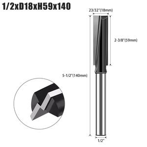 Rallonge de trou de serrure de porte Fraise à rainurer Nettoyage Fond Spiral Tenon Trou Travail du bois - Product Image 4