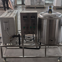 Ligne de traitement haute pression, petite capacité 30L, jus pressé à froid, machine de pasteurisation de la viande, réservoir de réfrigération du lait