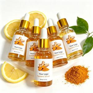 Suero Facial de Vitamina C y Cúrcuma de Marca Privada, Corrector de Manchas Oscuras Antienvejecimiento, Suero Aclarante para el Cuidado de la Piel OEM - Product Image 6