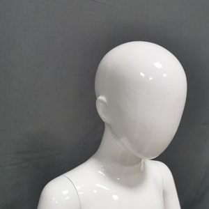 หุ่นพลาสติกสีขาวสำหรับเด็ก,หุ่นแสดงขนาดเสื้อผ้ายืดหยุ่นได้ - Product Image 6