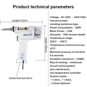 Skyasia - Bomba <span class=keywords><strong>de</strong></span> Desoldadura Eléctrica <span class=keywords><strong>de</strong></span> Doble Aire, Herramienta Manual, Bomba <span class=keywords><strong>de</strong></span> Desoldadura, Pluma <span class=keywords><strong>de</strong></span> Succión al Vacío, <span class=keywords><strong>Pistola</strong></span> <span class=keywords><strong>de</strong></span> Desoldadura al Vacío - Product Image 3