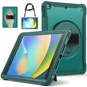 Étui pour iPad 9e/8e/7e génération avec support pour stylet, dragonne, béquille et bandoulière pour iPad 10.2 2021/2020/2019 - Product Image 5