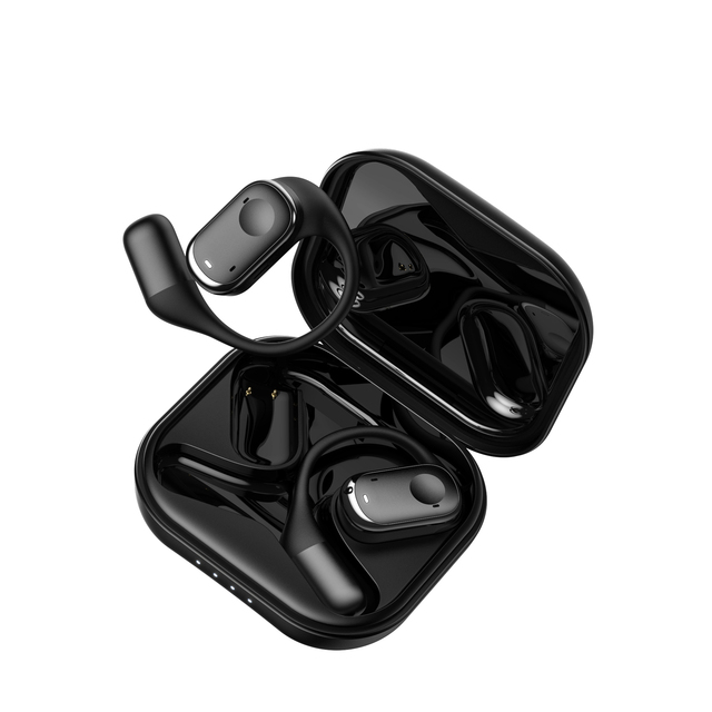OWS Earphones & Headphones ANC Noise Reduction Screen Display in Ear Earbud & In-Ear Headphones Support ODM