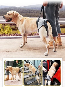 大型中型小型犬サポート用の調整可能な犬用リフトハーネス後ろ足サポートストラップ用のベストハーネス - Product Image 3