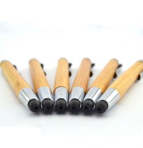 Stylo bille en bambou, stylet, idée cadeau avec logo personnalisé, ventes en promotion - Product Image 5