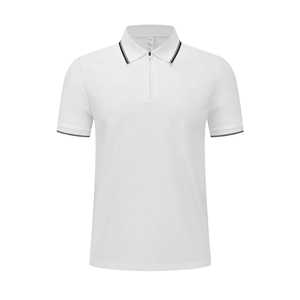 Women's Short Sleeve Polo Shirt 220g Cotton Modal Knitted Breathable Summer Wear With Half Zip Collar - Product Image 4