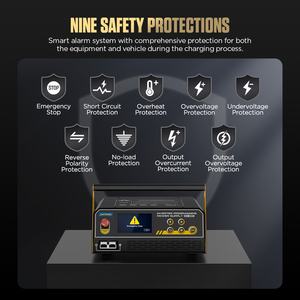 Autool Em385 12v 110v/120v Car Battery Tester <strong>3</strong>-Year Warranty <strong>Programming</strong> Power Supply Voltage Transformer - Product Image 6