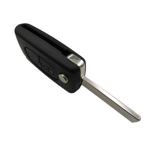 Haute qualité bon prix Peugeot 2 boutons <span class=keywords><strong>307</strong></span> étui porte-clés à rabat avec emplacement de batterie avec lame VA2 (lame sans rainure) sans logo - Product Image 4