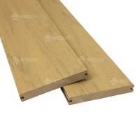 Résistant à l'eau Medoo Co-Extrusion Extérieur WPC Matériel Bois Plastique Composite Decking Board