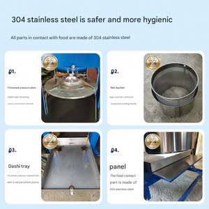 เครื่องจักรแปรรูปน้ำผึ้งอัตโนมัติอเนกประสงค์เชิงพาณิชย์ ทำจากสแตนเลส พร้อมเครื่องคั้นมะม่วงแบบเย็น - Product Image 6