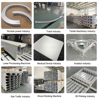 Rayo láser personalizado resistente tamaño grande 6063 Procesamiento de extrusión de aluminio personalización haz de perfil de extrusión de aluminio