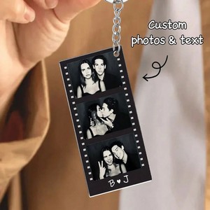 Llavero con Foto Personalizada, Llavero de Acrílico para Parejas, Regalos Personalizados para Novio, Llaveros, Regalo de San Valentín - Product Image 3