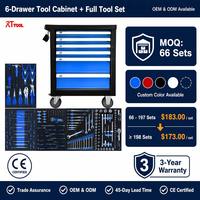 Gabinete de Herramientas Seguro RT TOOL con 6 Cajones y 178 Piezas, Almacenamiento Antiestático de Hierro para Taller de Ensamblaje Electrónico