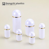 Flacon d'emballage haut de gamme pour comprimés et capsules de compléments alimentaires ; Dosage de poudre pharmaceutique ; Flacon en plastique blanc nacré