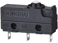 DONGHAI MT8 6A 250V Nouvelle Génération de Véhicules Électriques à Énergie Nouvelle, Pistolet de Recharge SPDT, Micro-interrupteur Étanche et Anti-poussière (IP67)