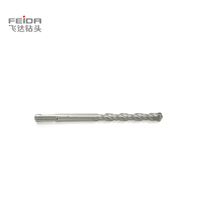 Foret à percussion FEIDA de haute qualité 5,5 mm 6 mm pour béton et maçonnerie, en acier double carbure CNC, en acier rapide, compatible SDS Plus