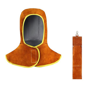 Capot <span class=keywords><strong>de</strong></span> <span class=keywords><strong>protection</strong></span> pour tête <span class=keywords><strong>de</strong></span> sécurité en cuir - Product Image 4