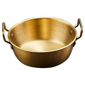 Stainless steel bowls with double handles, snack baskets, fried chicken and fries bowls, Korean salad bowls, hot <b>pot</b> <b>sauce</b> - Product Image 1