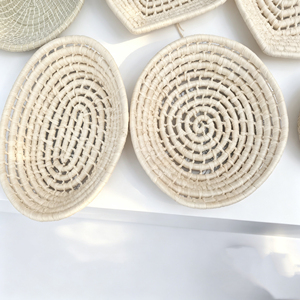 Organic Seagrass Serving Plate Perfect For <b>Rustic</b> Picnic Outdoor Party And Garden Gathering - Product Image 5