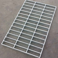 Grilles de sol en acier galvanisé à chaud, grilles de drainage en acier pour passerelles, grilles de drainage en acier pour fossés