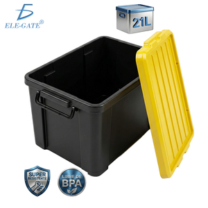 Contenedor de Almacenamiento Reforzado ELE-GATE de 21L, Caja de Plástico Libre de BPA con Tapa - Product Image 3