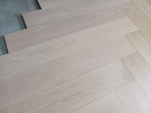 Xương Cá sàn gỗ cao cấp ánh sáng màu keo xuống rắn gỗ cứng gỗ sồi trắng xương cá thiết kế sàn gỗ - Product Image 2