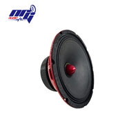 Komponen audio 10 inci speaker mobil 10 inci, tutup peluru logam campuran aluminium merah kualitas bagus