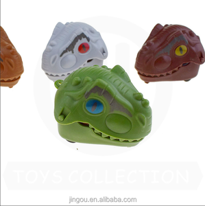 Venta al por mayor de coches de juguete de dinosaurio de plástico JO con mecanismo de retroceso, divertidos para morder el dedo, para niños, empaque en cápsula de 5 cm - Product Image 3