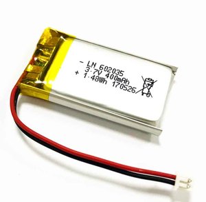 Sel Baterai Li-polymer Li Ion Li-ion Lipo Isi Ulang 602035 3.7v 400mah Baterai Lithium Polymer Untuk Gelang Bluetooth KC/UL62133 - Product Image 5