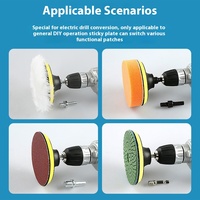Conversión de disco autoadhesivo PMS para amoladora angular de taladro manual herramienta de corte de biela accesorios de tornillo de mango Hexagonal