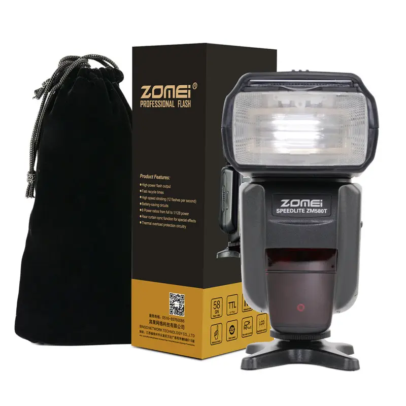 Zomei ZM580T Speed light , Speedlite flash light for video camera