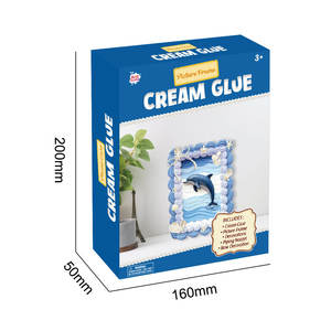 Kit de bricolage pour cadre photo en colle crème, cadeau idéal pour la Saint-Valentin, artisanat artistique pour enfants, pour fille et garçon, anniversaire - Product Image 4