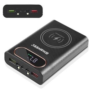 Power Bank HAWEEL DIY per 4 Batterie 21700 (Non Incluse) con Ricarica Rapida 22.5W e Ricarica Wireless 15W, con Display - Product Image 1