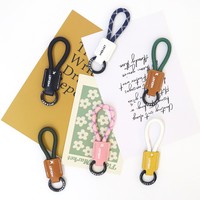 TOLKA Nouveau Porte-clés Exquis en Polyester, Art Moderne, à Suspendre, DIY, Petit Pendentif pour Sac, Clé de Voiture, Impression Personnalisée, Modèle TKHYXGS