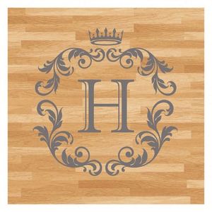 Wedding Monogram Dance Floor Vinyl Decal Waterproof Vinyl Letters Initials Dance Floor Name Stickers Removable <b>Wrap</b> - Product Image 4