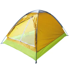 בסיטונאות כיפת אוהל מים הוכחה-מכירה לוהטת חיצוני קמפינג פראי קל אוהל 2 אדם קמפינג תרמילאים אוהל עם תיק נשיאה עמיד למים קמפינג אוהל