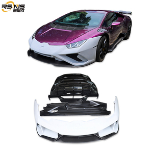 Kit carrosserie pour <span class=keywords><strong>Lamborghini</strong></span> <span class=keywords><strong>Huracan</strong></span> LP580 LP610-<span class=keywords><strong>4</strong></span> pour mise à niveau vers EVO Spyder Facelift, comprenant pare-chocs avant et arrière et jupes latérales - Product Image 1