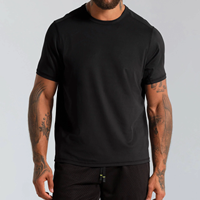 T-shirts pour hommes en Spandex et Polyester, Vente en gros, Lots en gros, T-shirts de sport pour hommes, Fit, Alibaba