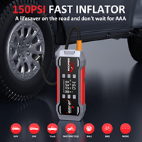 Démarreur de batterie multifonction, gonfleur de pneus, compresseur, booster, pack de démarrage pour camion, moto, urgence