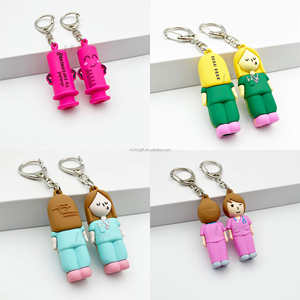 Goma PVC Caucho Inyector Llavero Mediación Vial Abridor Ampolla de vidrio Abrebotellas Llavero con función de interruptores - Product Image 5