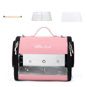 Bolsa de viaje portátil para pájaros pequeños, transportador de mascotas para loros y palomas con jaula de lagarto para mascotas pequeñas y suministros, bolsa portátil para loros - Product Image 6